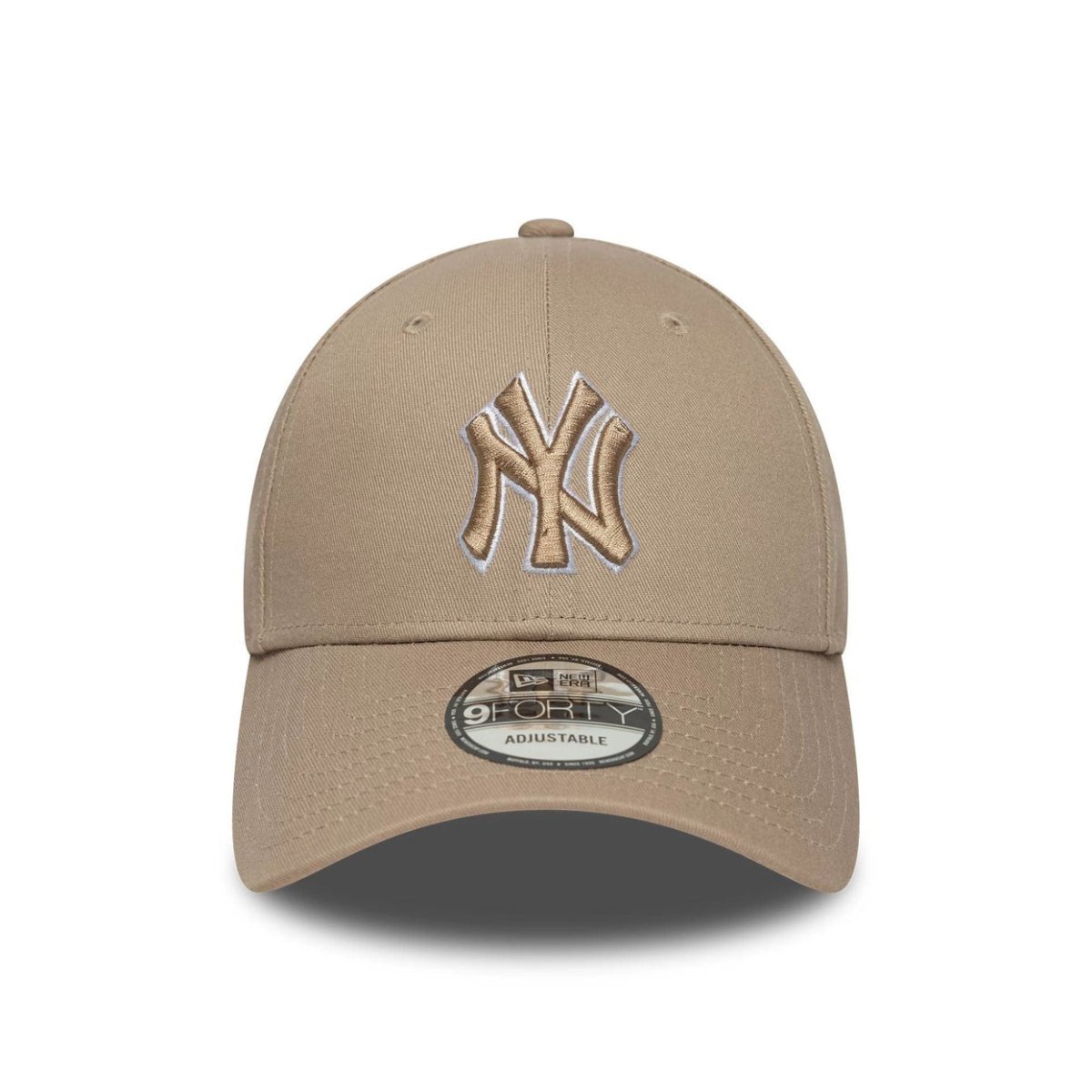 Gorras strapback - Nyy marrón Outline 9FORTY strapback