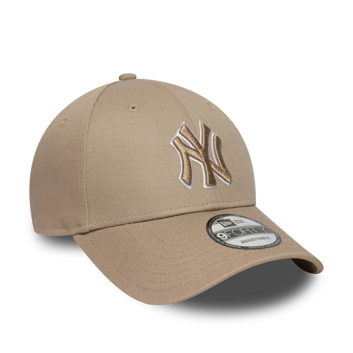 Gorras strapback - Nyy marrón Outline 9FORTY strapback