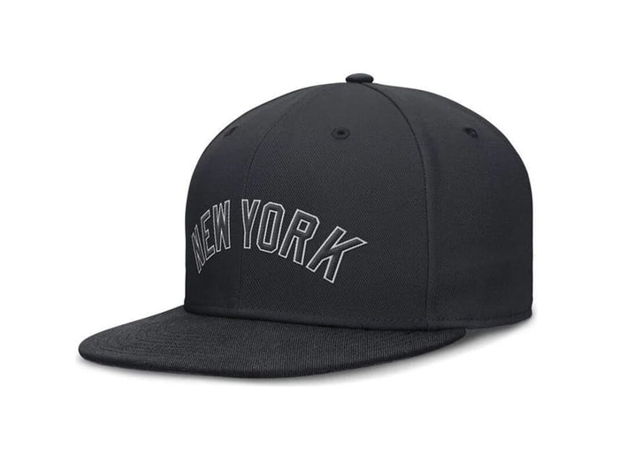 Gorra Nike New York Yankees Dri-FIT True Structured Round Bill Fitted Azul Marino - Mundo Gorras - Gorras Ajustadas
