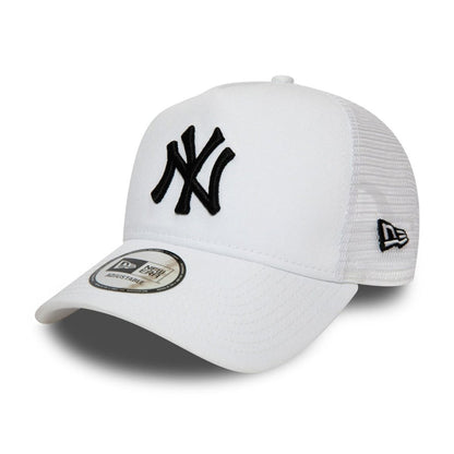 Gorras Trucker - NY Yankees clean blanca A-Frame trucker