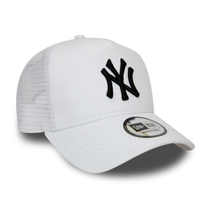 Gorras Trucker - NY Yankees clean blanca A-Frame trucker