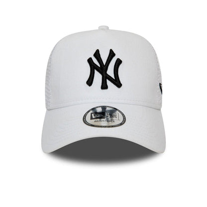 Gorras Trucker - NY Yankees clean blanca A-Frame trucker