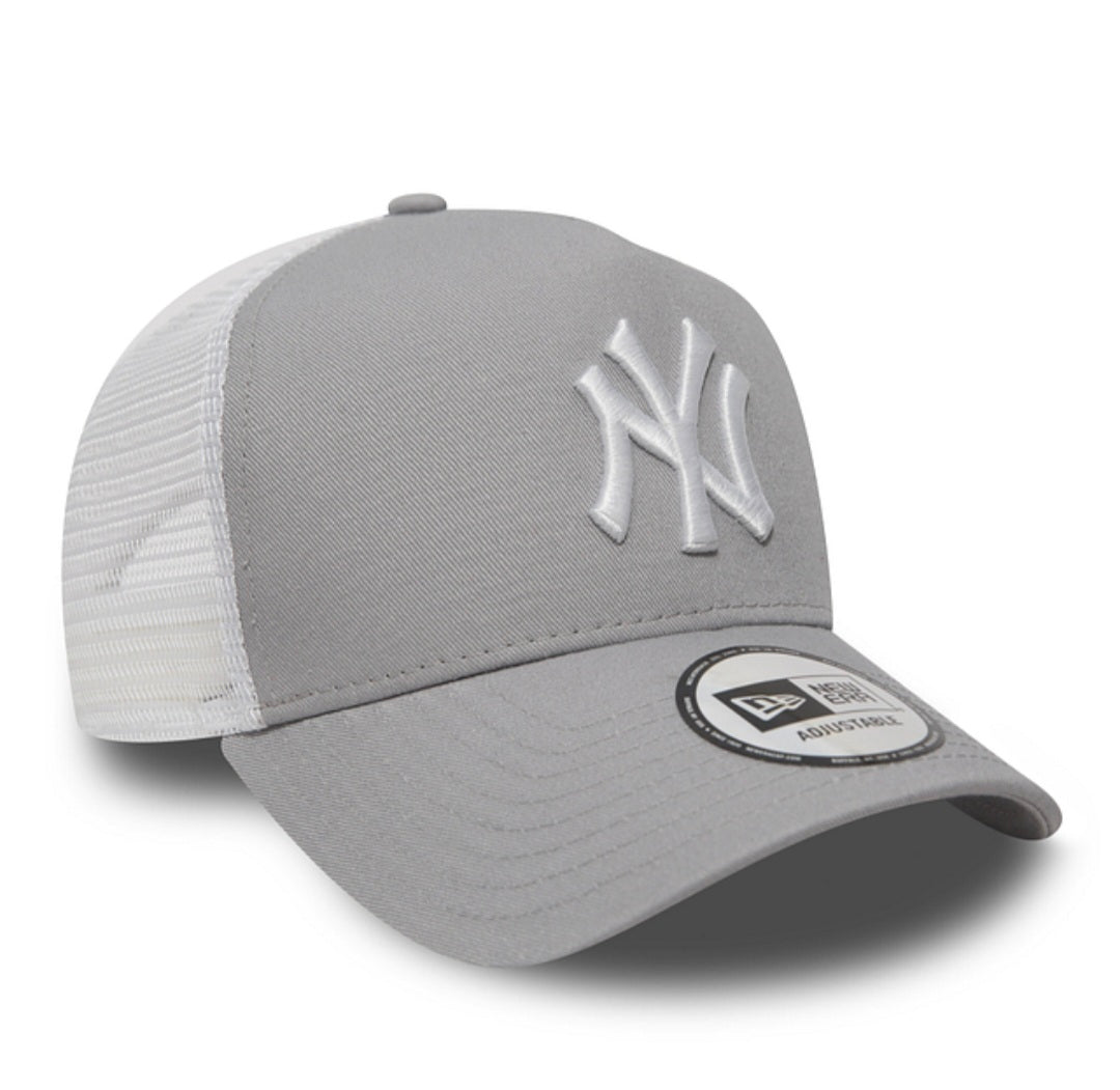 Gorras Trucker - NY Yankees clean gris A-Frame trucker