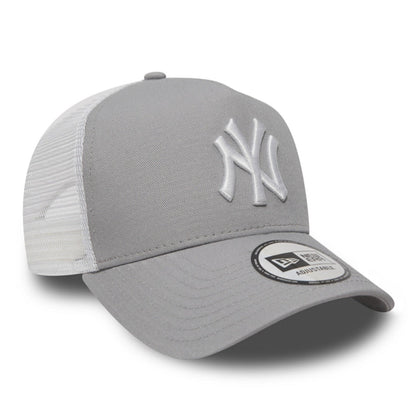 Gorras Trucker - NY Yankees clean gris A-Frame trucker