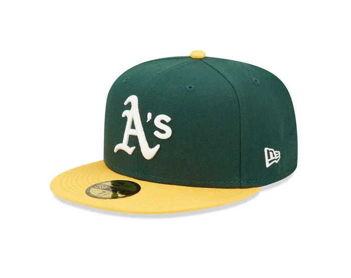 Oakland Athletics 59FIFTY verde y amarillo