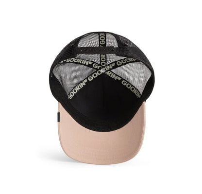 Gorra pastor alemán goorin bros bicolor negra beige -