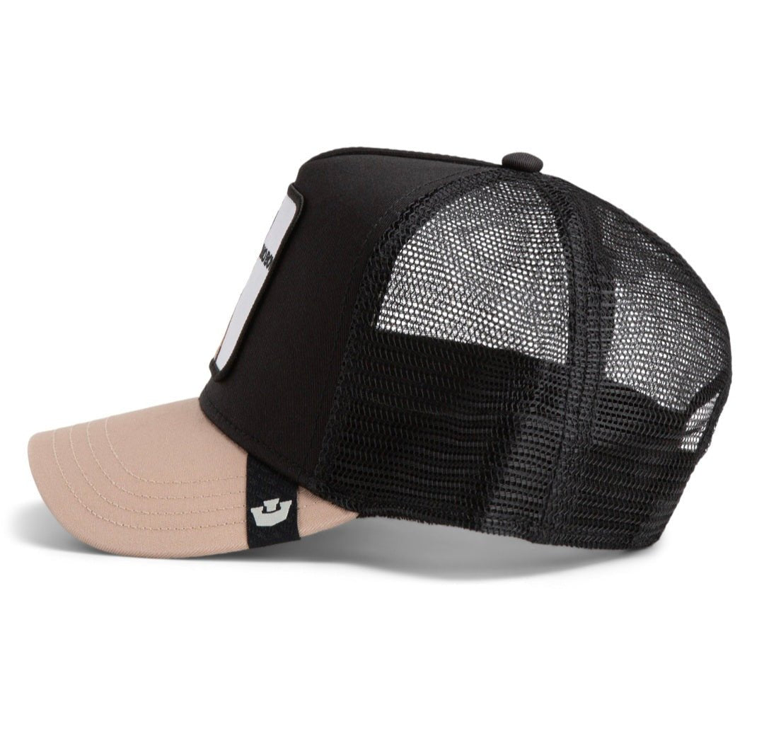 Gorras Trucker - pastor alemán goorin bros negra beige BAD BOY