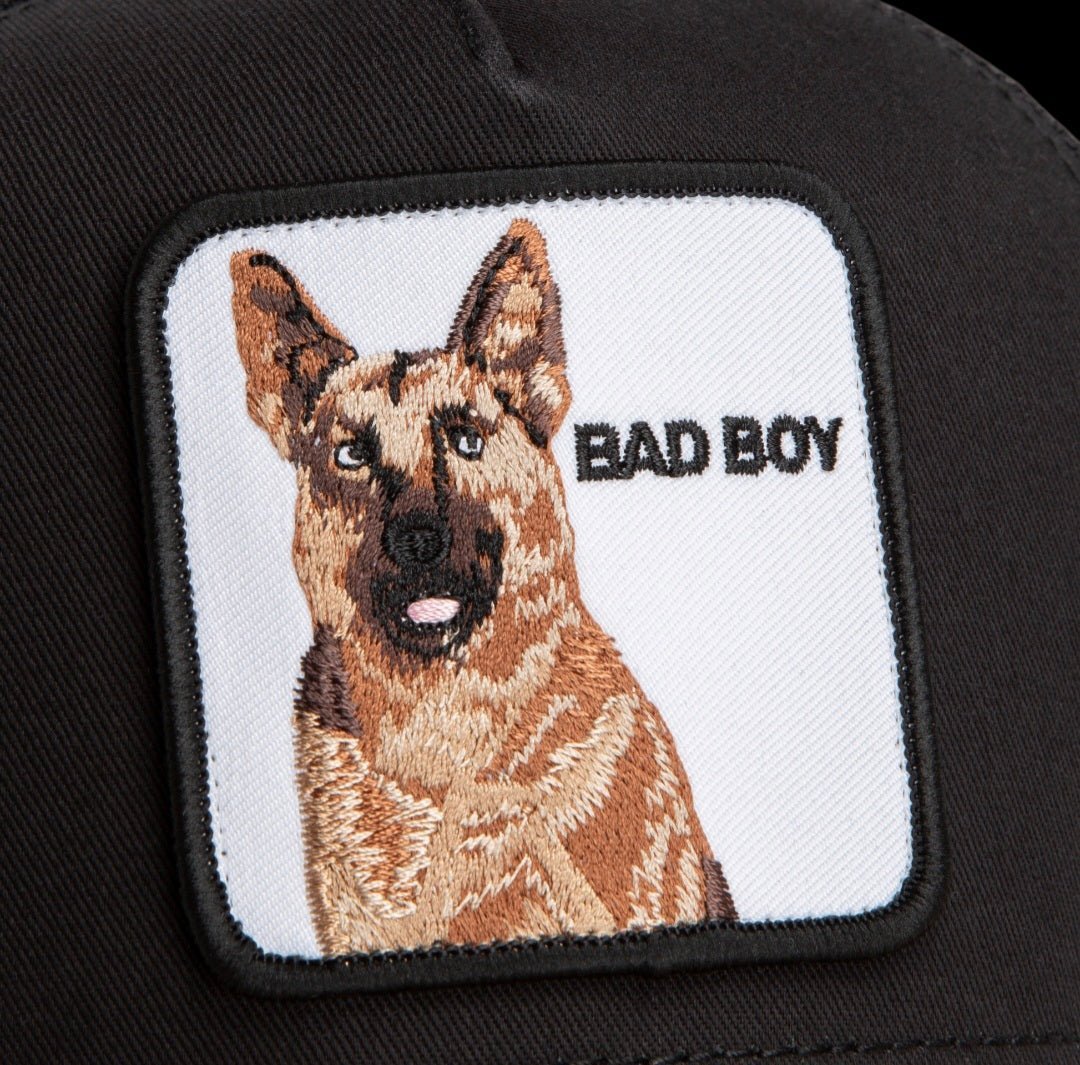 Gorra pastor alemán goorin bros bicolor negra beige -