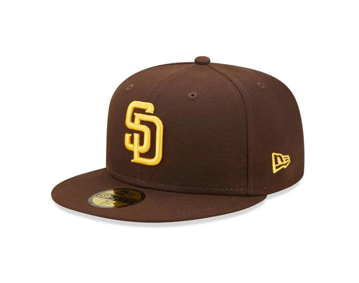 Gorra MLB San Diego Padres con logo SD amarillo
