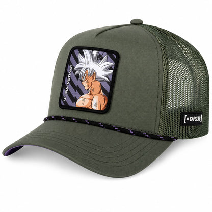 Gorras Trucker - Capslab Dragon Ball Super Verde Ultra Instinct Goku DBS6 ULT