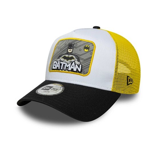 Gorras para niños o niñas - New Era Batman YOUTH Blanca/Amarilla/Negra – DC Comics
