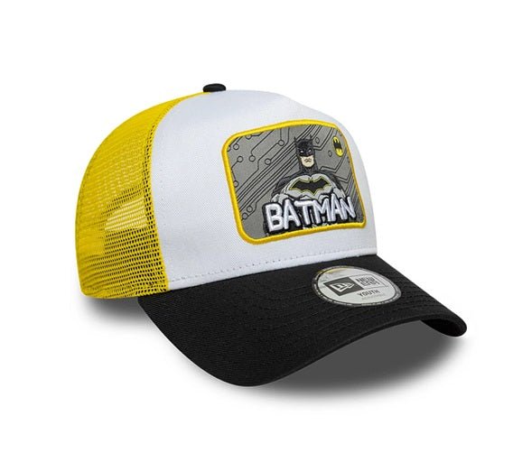 Gorras para niños o niñas - New Era Batman YOUTH Blanca/Amarilla/Negra – DC Comics