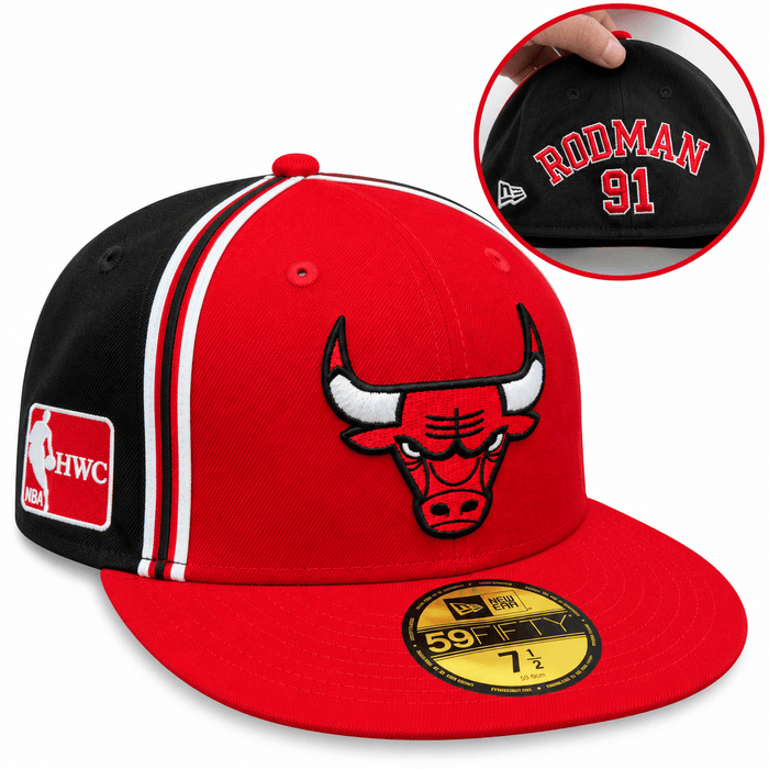 Gorras 59FIFTY - Chicago Bulls NBA Hardwood Rodman 59FIFTY