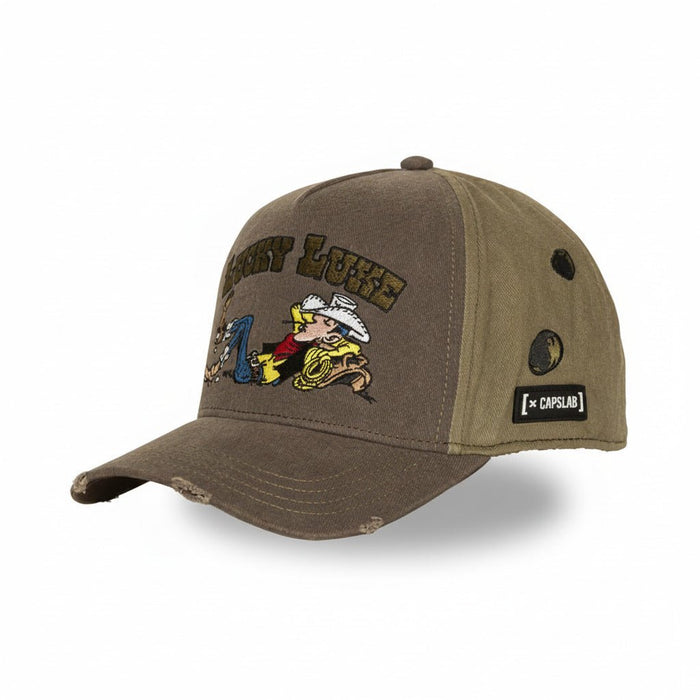 Gorras snapback - Capslab Lucky Luke Marrón LCK4 LUC