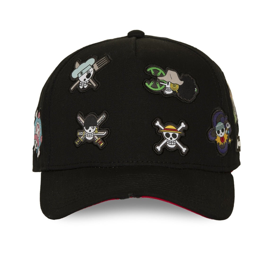 Gorras snapback - Capslab One Piece Flag Negra Multiparche OP8 FLA