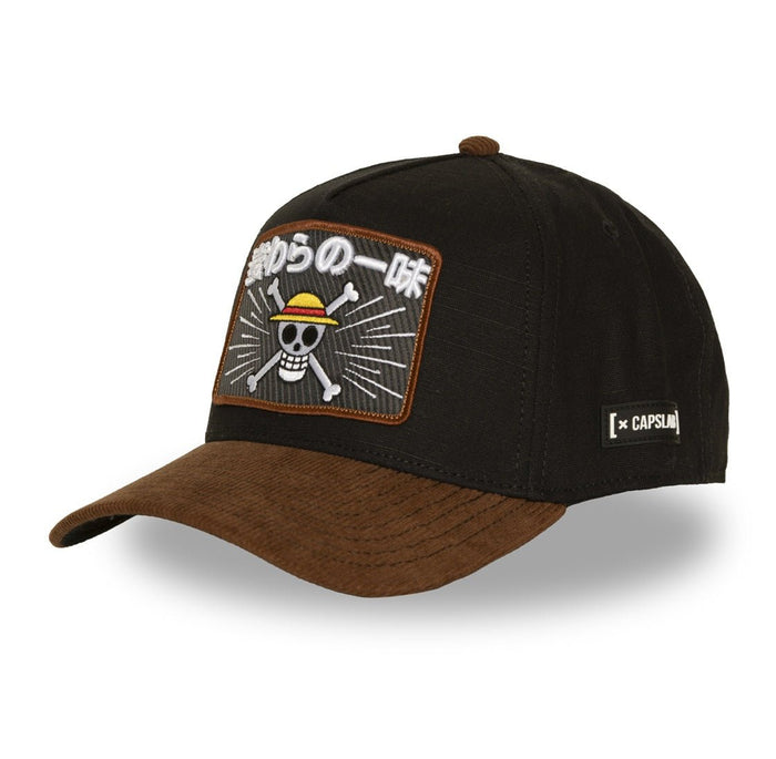 Gorras snapback - Capslab One Piece Marrón/Negra Mugiwara OP8 MUG