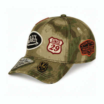 Gorras snapback - Von Dutch Snapback Camuflaje Multipatch 04