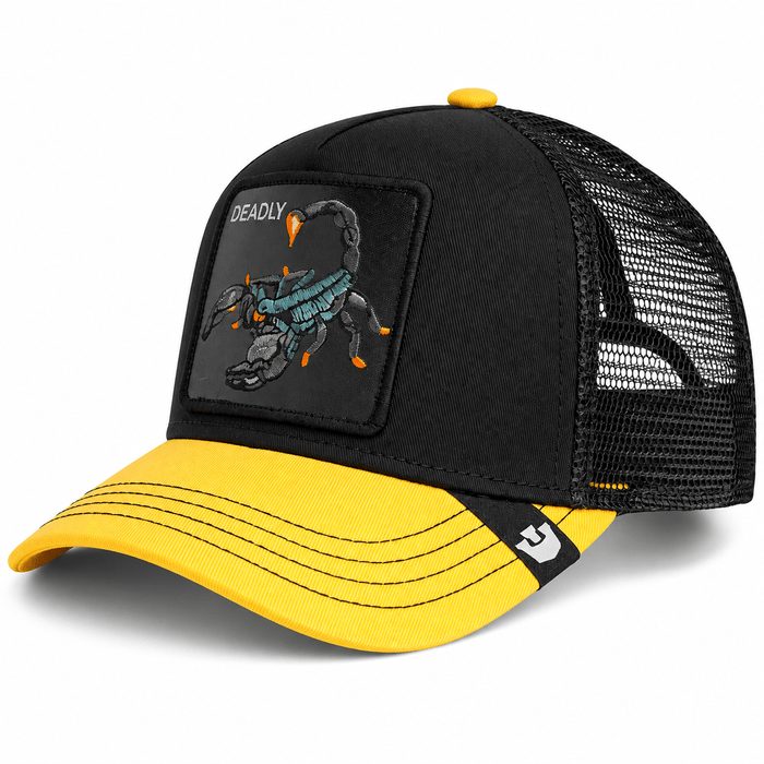 Gorras Trucker - Goorin Bros Escorpión Negra y Amarilla