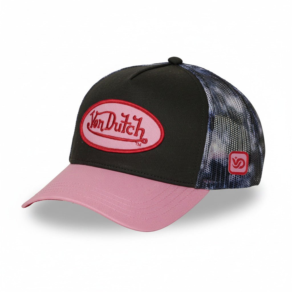 Gorras Trucker - Von Dutch Trucker Negra/Rosa Space