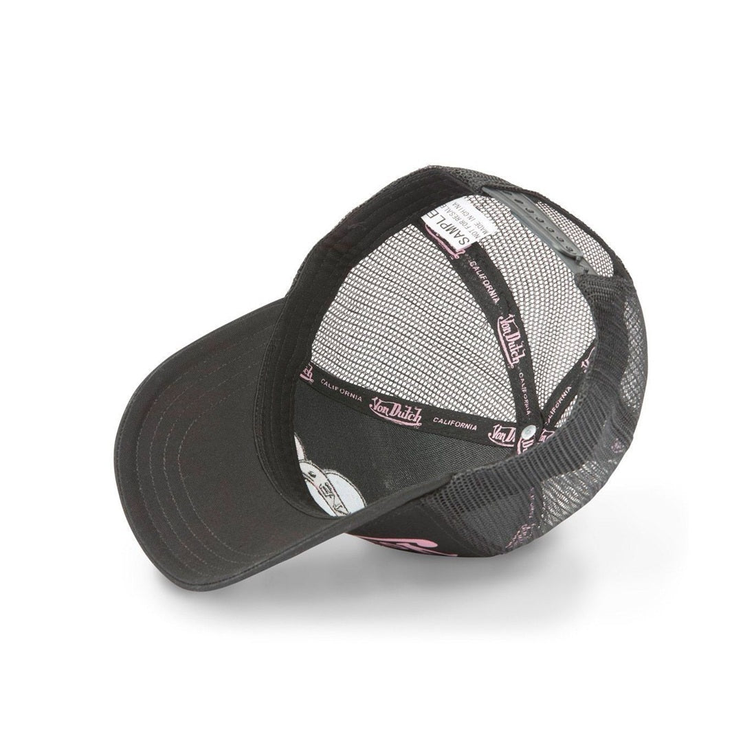 Gorras Trucker - Von Dutch LOVU NR negra y rosa
