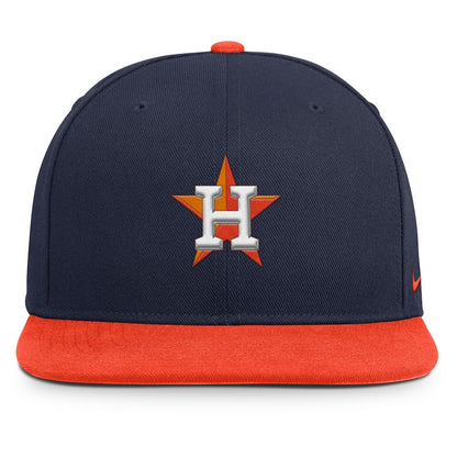 Gorras snapback - Houston Astros Pro Dri-FIT Azul Marino naranja