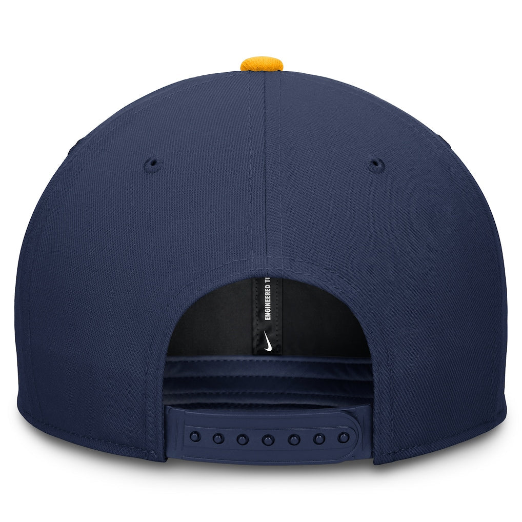 Gorras snapback Milwaukee Brewers Pro Dri-FIT Azul y amarilla