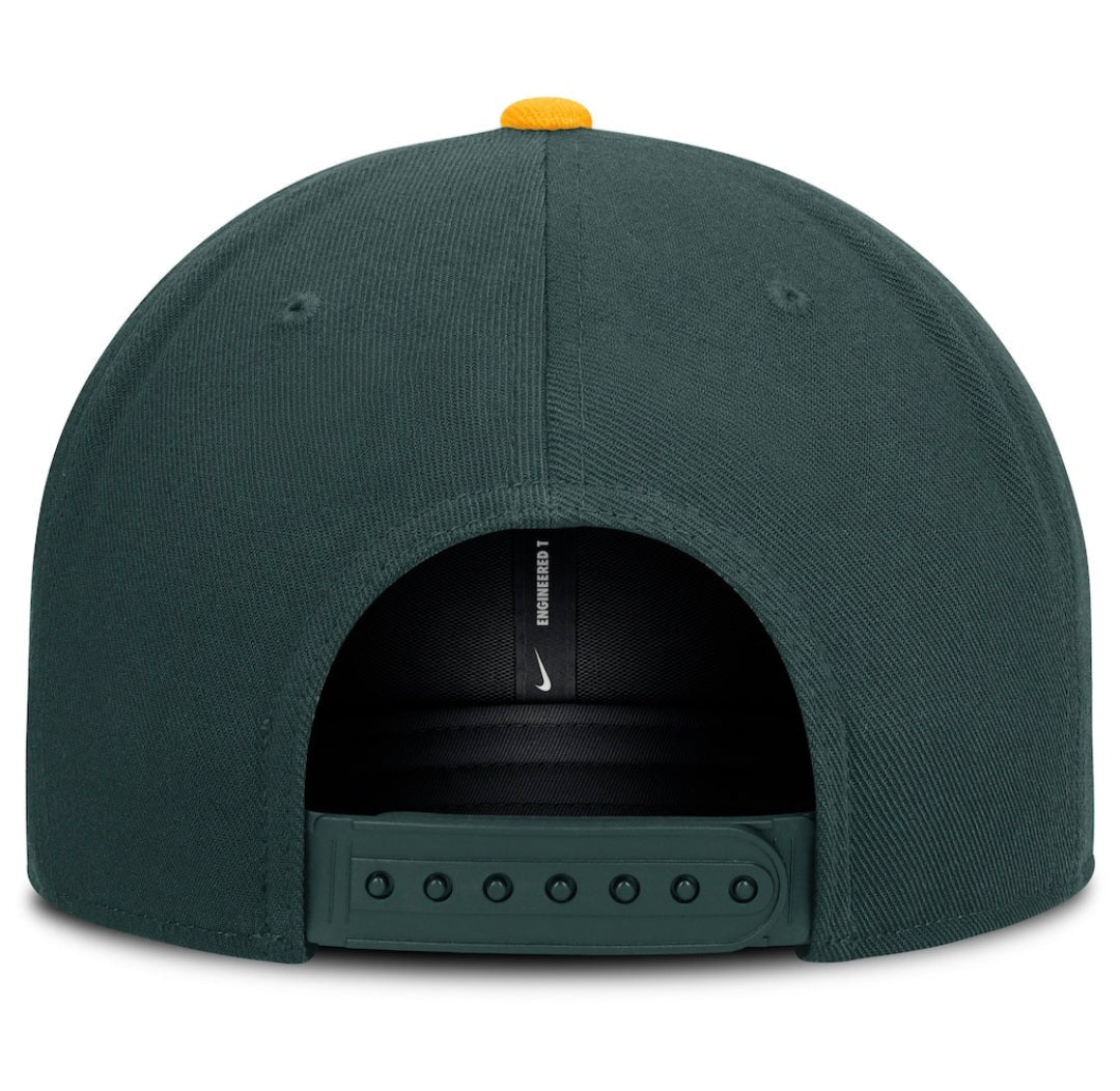 Gorras snapback - Oakland Athletics Primetime Dri-FIT Verde/Amarilla