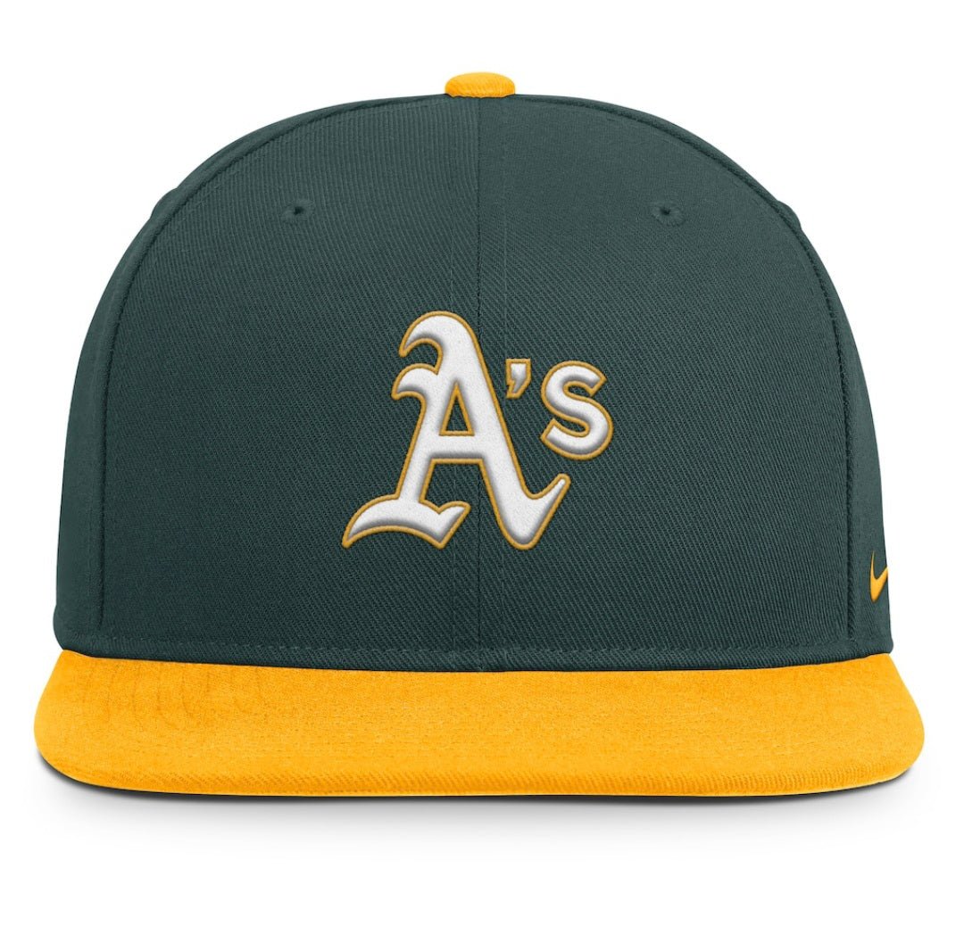 Gorras snapback - Oakland Athletics Primetime Dri-FIT Verde/Amarilla