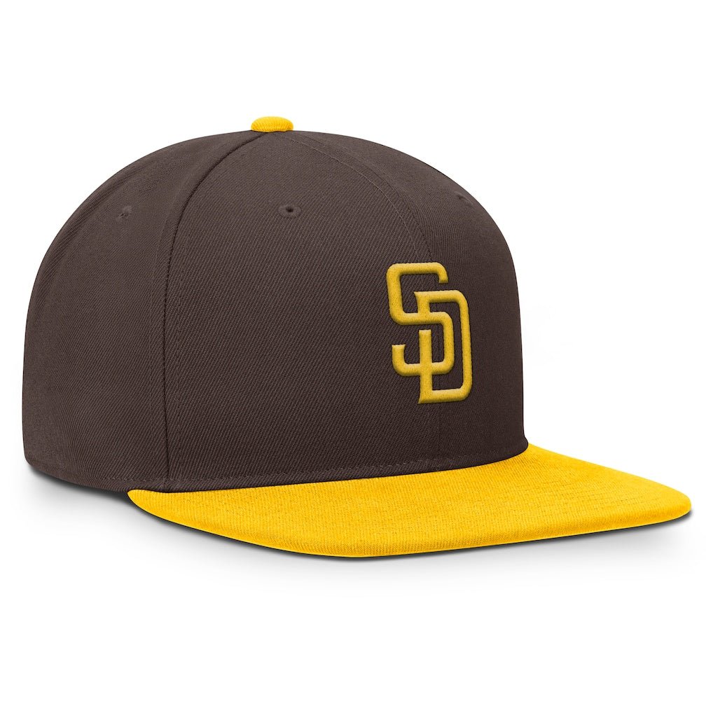 Gorras snapback - San Diego Padres Pro Dri-FIT marrón y amarilla