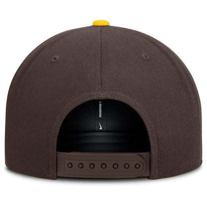 Gorras snapback - San Diego Padres Pro Dri-FIT marrón y amarilla