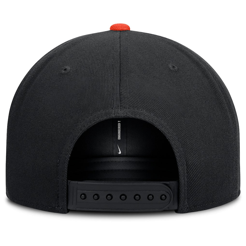 Gorras snapback - Nike San Francisco Giants Dri-FIT negra y naranja