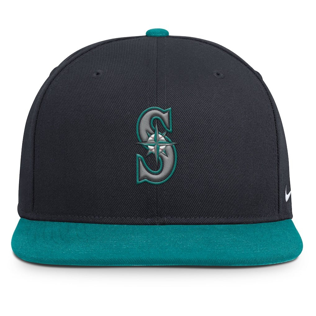Gorras snapback - Seattle Mariners Pro Dri-FIT Azul marino teal