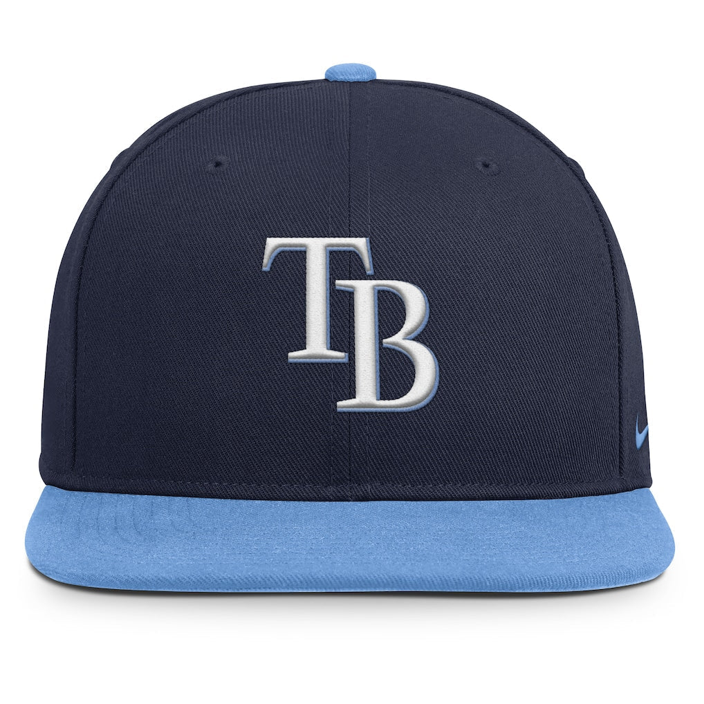 Gorras snapback - Tampa Bay Rays Pro Dri-FIT Azul marino y celeste
