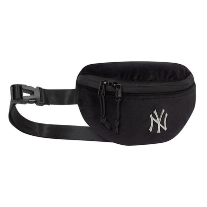 Riñonera - New York Yankees Negro velour riñonera