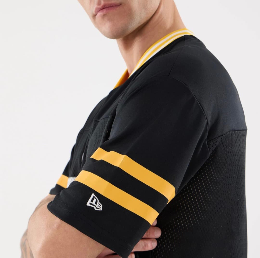 Camiseta de fútbol americano - Camiseta mesh Steelers negra/amarilla NFL