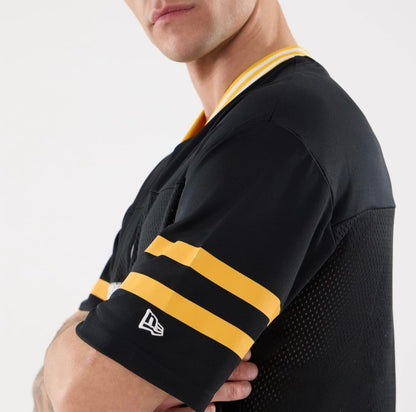 Camiseta de fútbol americano - Camiseta mesh Steelers negra/amarilla NFL