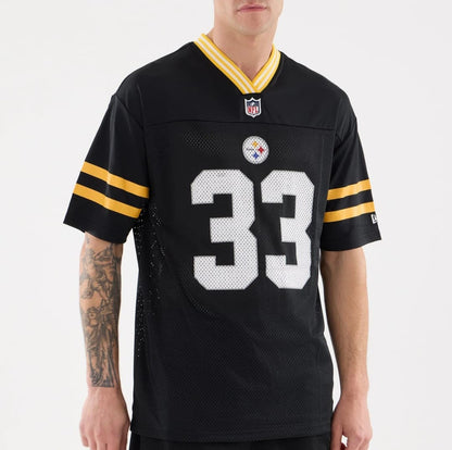 Camiseta de fútbol americano - Camiseta mesh Steelers negra/amarilla NFL