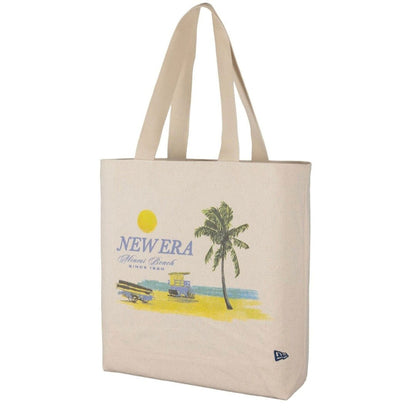 Bolso de mano - Tote Bag New Era Palm Graphic Crema